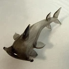 MURANO Venetian Hand Blown Lamp Work Art Glass Hammer Head Fish Figurine