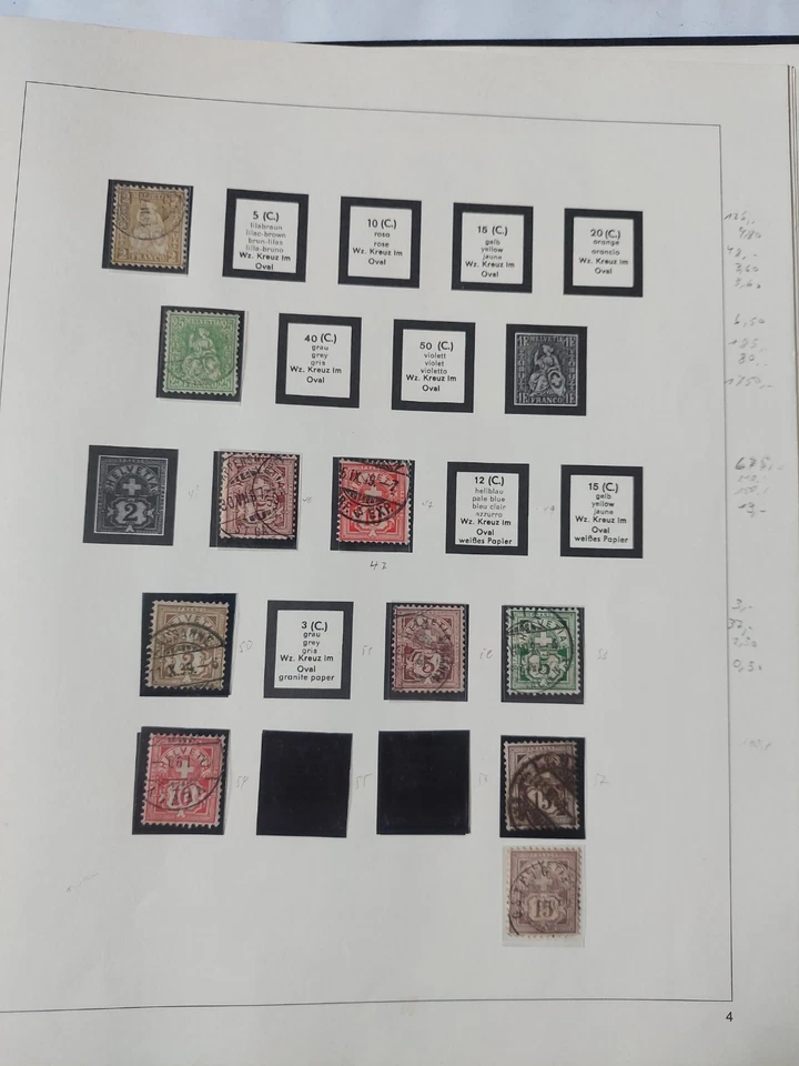 Schweiz Briefmarkensammlung 3 Alben, viele mit hohem Michel-Wert, Top! - Bild 3 von 4