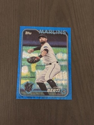 2024 Topps Series 2 Blue Foil /999 #524 JON BERTI Miami Marlins Baseball Card