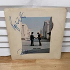 Pink Floyd Wish You Were Here Vinyl LP Two Signatures Front Cover With Record