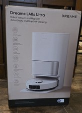 NEW Dreame L40s Ultra White Robot Vacuum 19000pa Auto Empty Detangling Mop