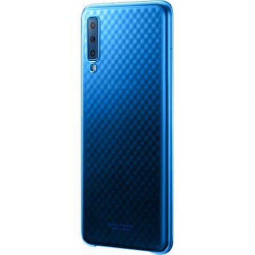 Coque rigide Galaxy A7 2018 Evolution antichoc et anti-rayures bleu - 3