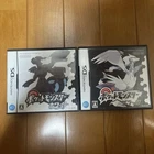Pokemon Black and White Set Nintendo DS Japanese Version Authentic Tested Used