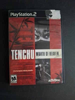 Tenchu Wath of Heaven (PlayStation 2, PS2) Box Art & Manual Only (No Game)