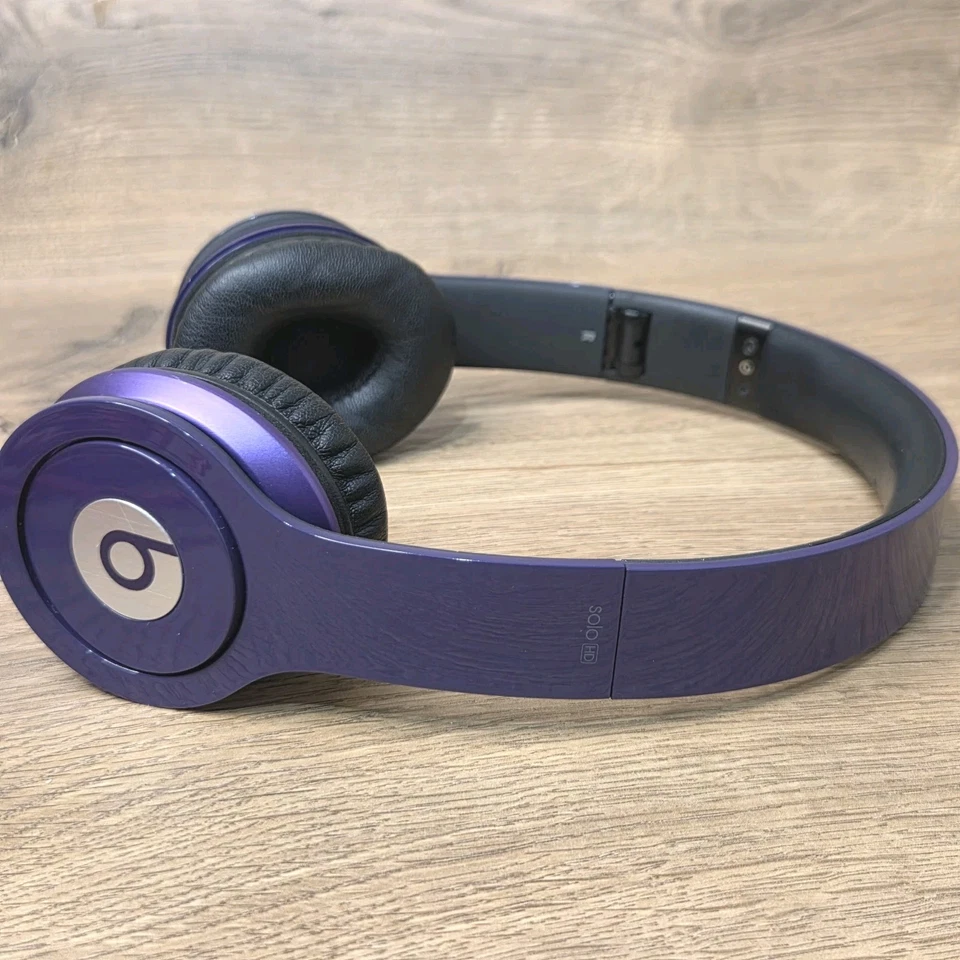 Beats Solo HD проводные наушники фиолетовый с чехлом кабель iPhone адаптер - Изображение 4 из 4