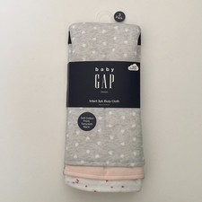 Baby Burp Cloths Set of 3 Soft and Absorbent NEW Baby Gap