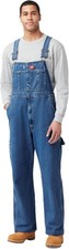 GENUINE DICKIES MEN'S BIB DENIM OVERALLS - INDIGO BLUE - 44x32 -NEW IN PACKAGING