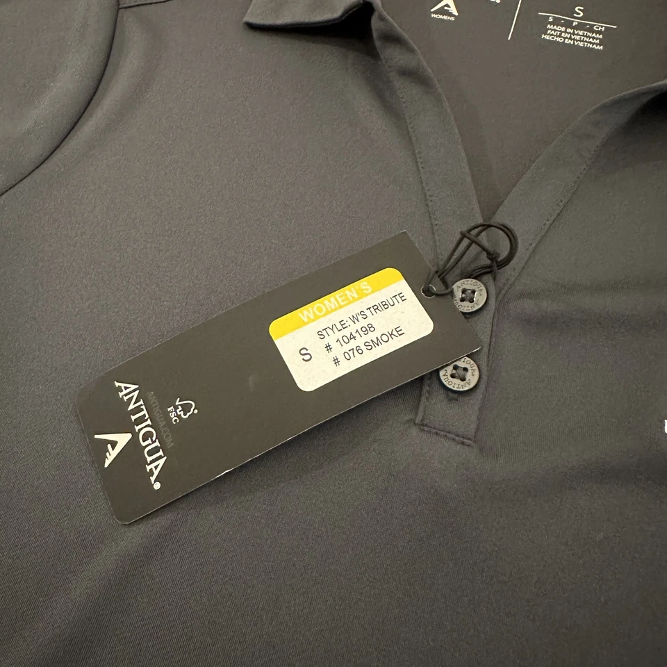 Nuevo con etiquetas Polo Antigua 78th EE. UU. Para mujeres Abierto Guijarro Playa Logo Homenaje Talla Para Mujer Pequeño Foto 4 de 4