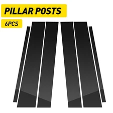 6x Car Window Pillar Post Cover Accessories For Nissan Titan Crew Cab 2004-2015