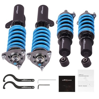 MaXpeedingrods Suspension Coilovers Adj. Damper&Camber Plate for Lancer 08-16
