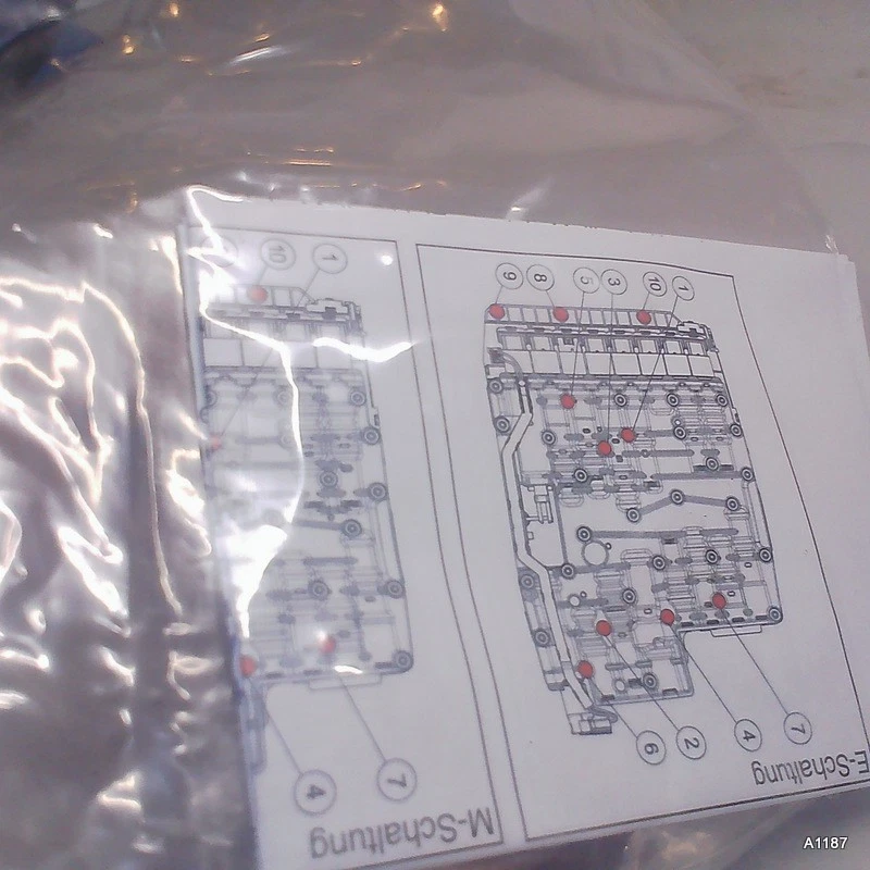 Electroválvulas de transmisión automática BMW X5 X3 2004-2013 OEM Audi A8 S6 S8 7 piezas Foto 4 de 4