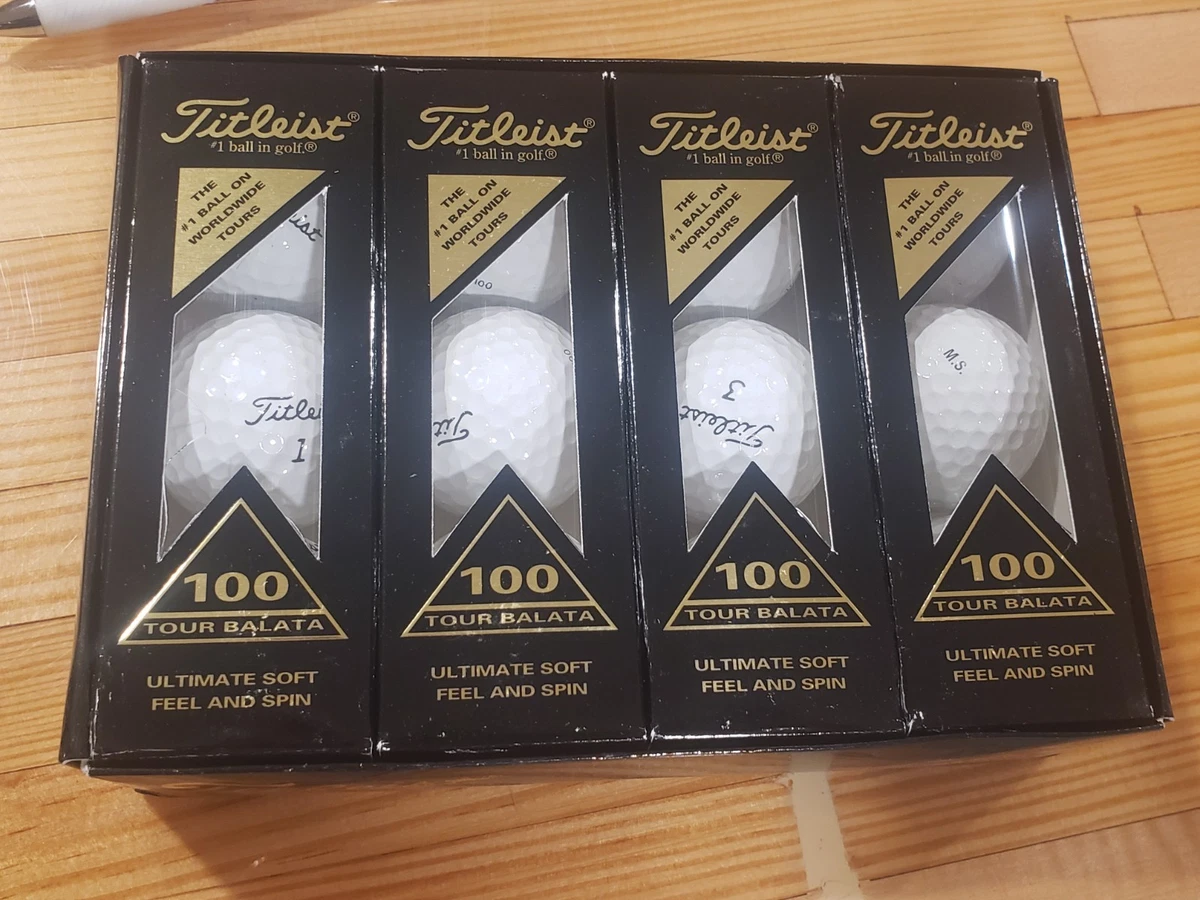Balle De Golf Vintage Titleist Professional Balata - Logo Pine Valley - Rare