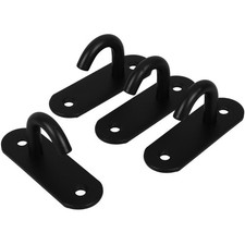  4 Pcs Barn Hanging Hooks Stainless Steel Feeding Bucket Horse Water Barrel