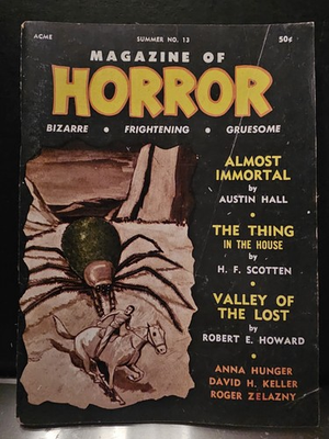 #ad VTG Magazine of Horror #13 1966 Summer Vol 3 #1 ACME Tales of Bizarre Unusual $30.00