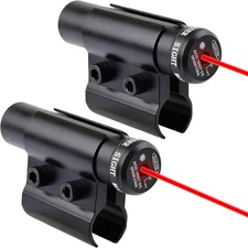 Red Dot Laser Sights Compact Tactical Sight Scope with Barrel Clamp 