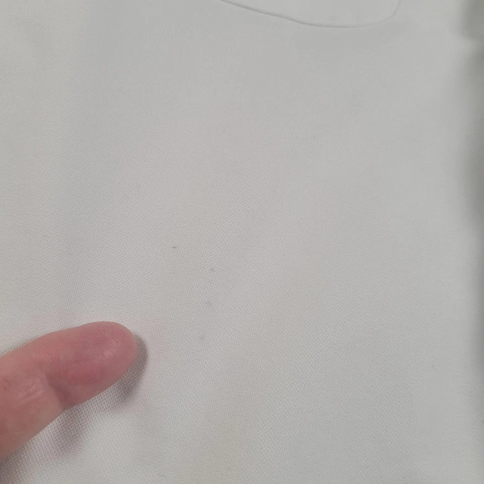 L.L.Bean Shirt Mens 16-33 White Button Down Wrinkle Free Slightly Fitted Pocket - Image 2 of 4