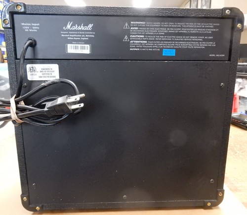 MARSHALL MG Series 15 Watt Combo Reverb Guitar Amp MG15CDR - 0604-95 - Picture 6 of 6