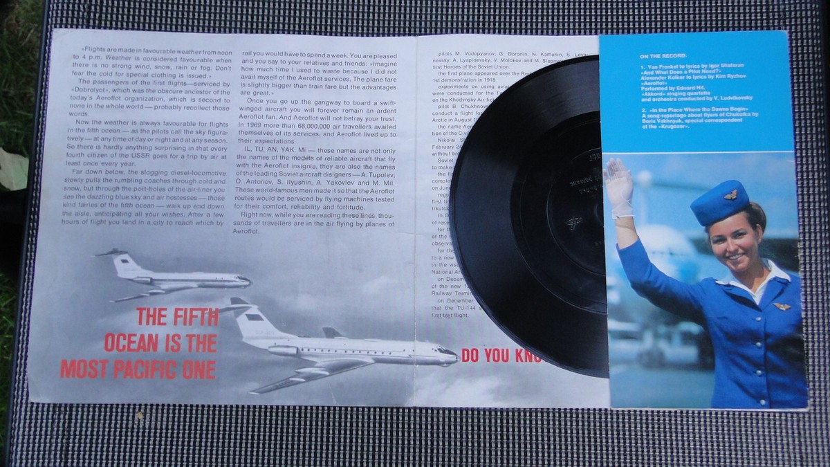 Vintage Aeroflot To Air Travellers Special Issue 7
