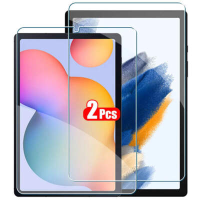 2PCS Tempered Glass Screen Protector for Samsung Galaxy Tab S8 Ultra Plus S6 Lit