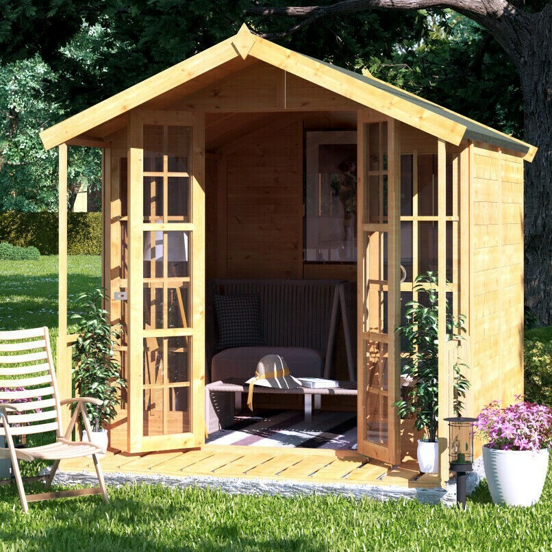 BillyOh Lily Tongue & Groove Wooden Summerhouse Garden Room with