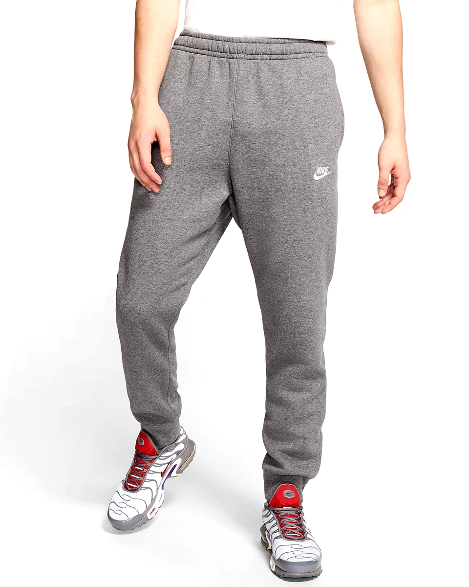 Nike Club Fleece Men's Brushed-Back Graphic Joggers.