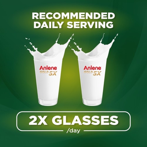 3X ANLENE Gold 5X Alto Calcio Alta Proteína Café Latte Leche en Polvo 950g - Imagen 6 de 7