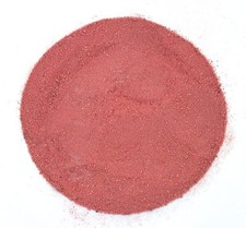 One Quarter Pound Dyed Red Calcite Craft Inlay Sand Painting Powder 2mm  Less