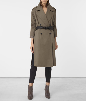 NWOT $530 ALLSAINTS Marlo Mac Coat in Small! UK