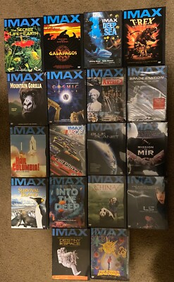 18 IMAX DVD Set (14 Sealed) Documentaries History Science Space