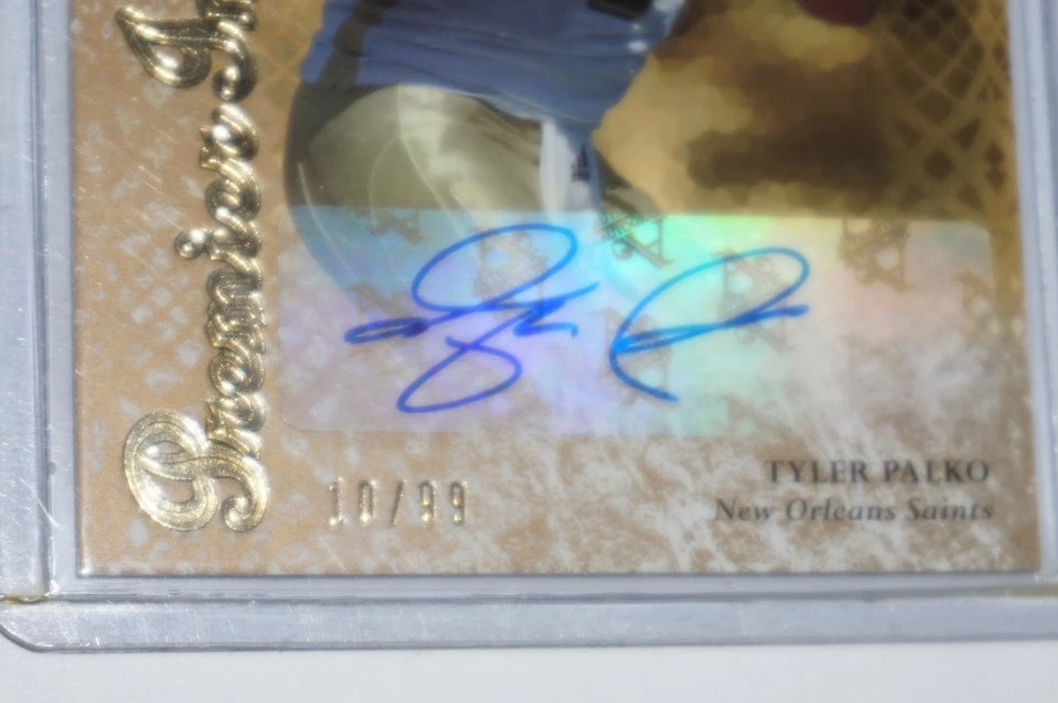 2007 Upper Deck Premier Football Tyler Palko New Orleans Saints autograph /99 - Image 2 of 4