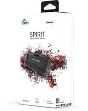 Cardo Systems Spirit Motorcycle Bluetooth Comm Headset - Black, Single Pack
