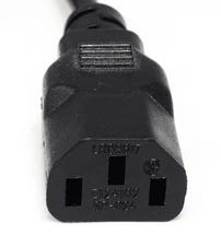 AC Power Cord Replacement Cable for Plasma TV's & Computers 10ft