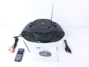 naxa bluetooth dvd boombox with tv