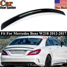 Rear Trunk Spoiler Wing For Benz W218 CLS400 CLS500 CLS550 2012-2017 Gloss Black