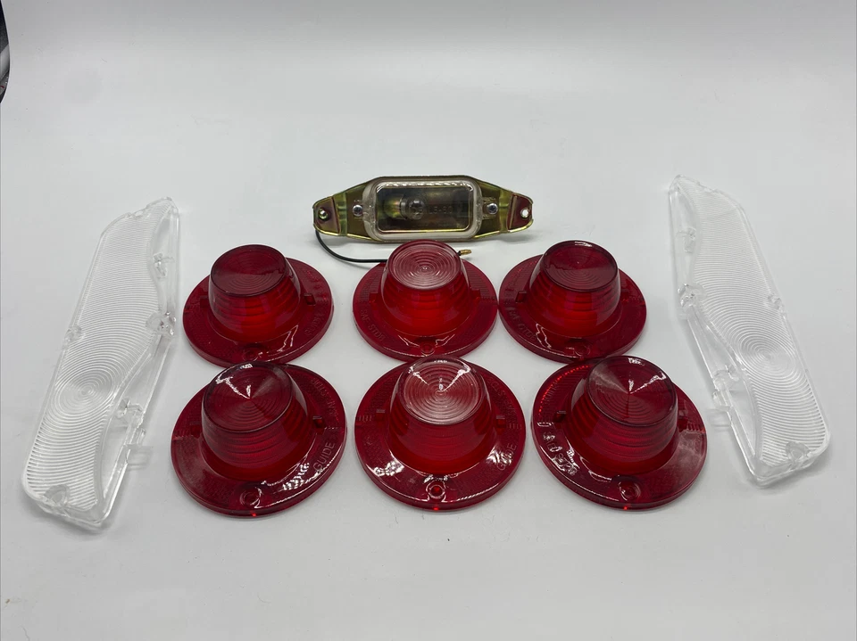 Chevrolet Impala 1962 luz trasera lente de respaldo lente de estacionamiento equipamiento de valor B Foto 2 de 2