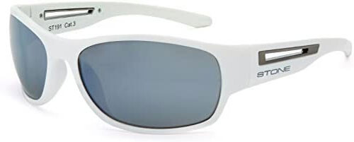 Stone by Bloc Monaco White with Grey Lens Sunglasses 57191 - Picture 1 of 2