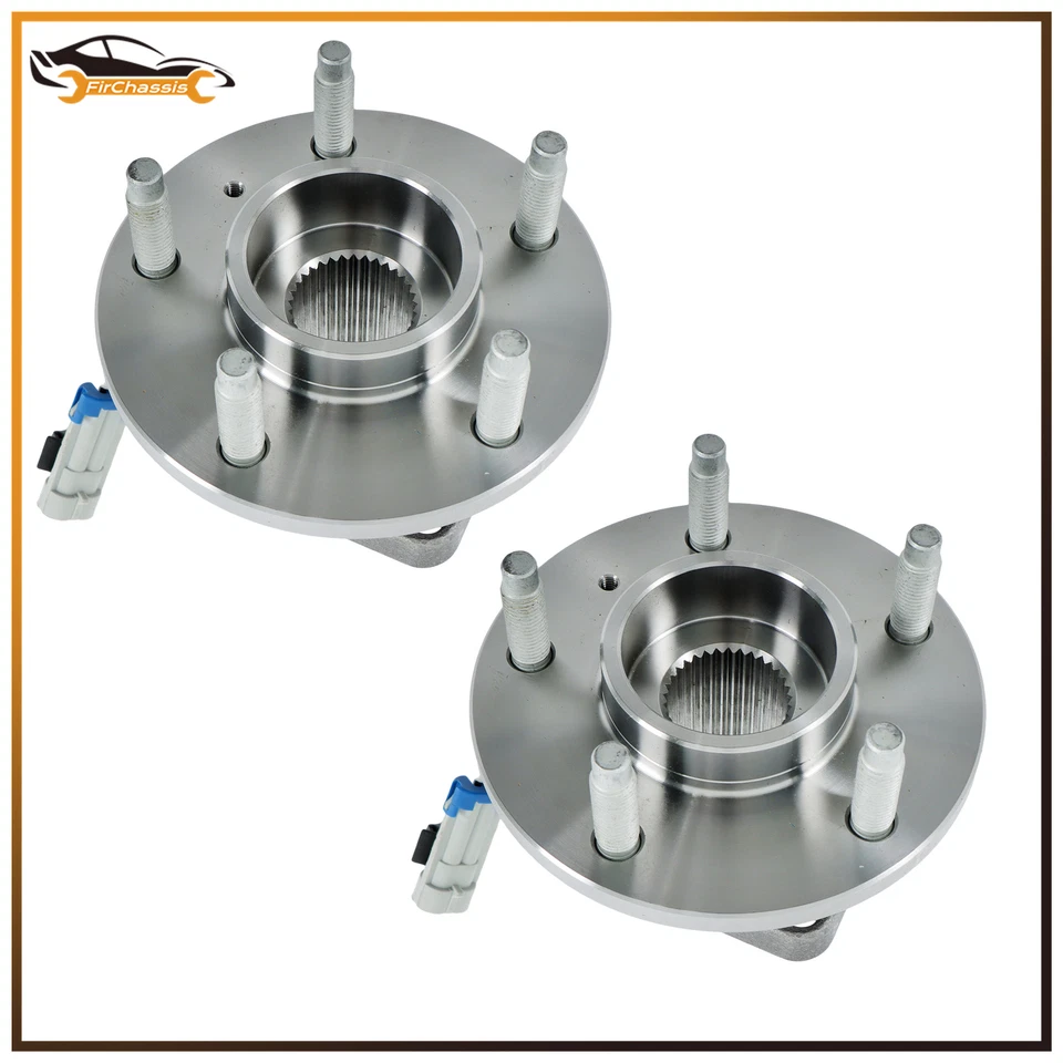 Par de conjuntos de cojinetes de cubo de rueda delantera para Chevy Impala Venture Pontiac Montana Foto 2 de 4
