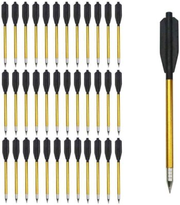ALUMINUM METAL ARROWS BOLTS 50 & 80 lb PISTOL CROSSBOW ARCHERY HIGH QUALITY