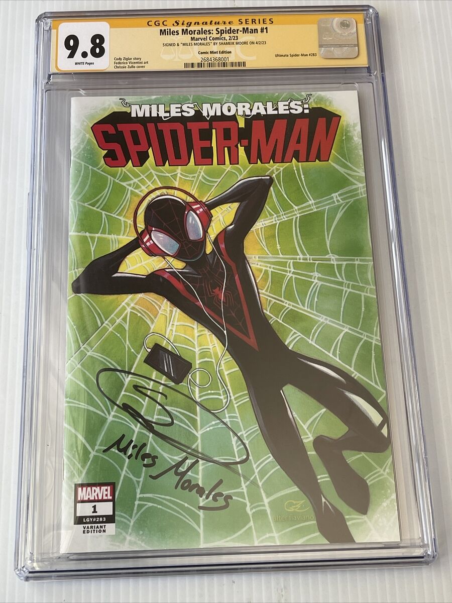 Shameik Moore Signed Miles Morales Spider-Man 1, Movie Shameik Moore Signed Miles Morales Spider-Man 1, Movie