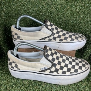 checkerboard vans ebay