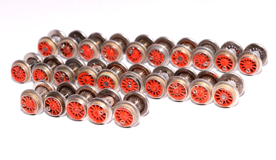 Trix Express 25 St. Dampflok Rads?tze mit Zahnrad z.B: f?r BR 80 - Bild 2 von 4