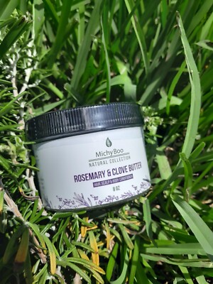 AMAZING RESULTS! Michy Boo Rosemary & Clove Butter Hair Growth, Skin Moisturizer