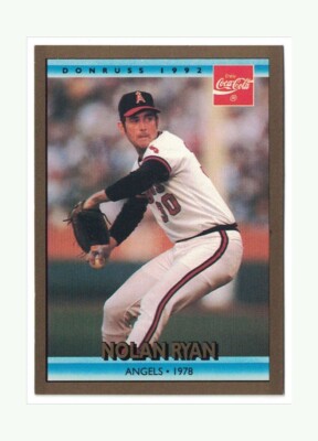 1992 Donruss Coca-Cola Nolan Ryan Career Series #12 Nolan Ryan