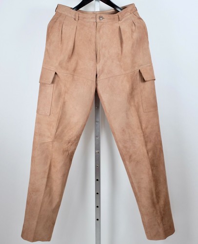 pants safari suede leather 