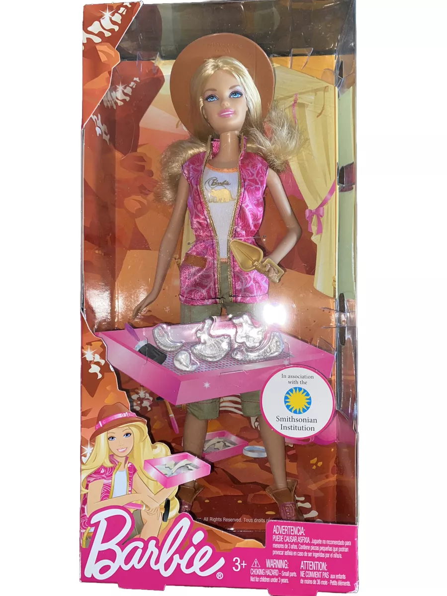 Boneca Barbie Quero Ser Paleontóloga W3738 - Mattel