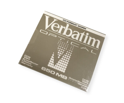 Verbatim WORM Disk 89179 650MB NEW