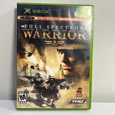 Full Spectrum Warrior (Microsoft Xbox, 2004) W/ Manual & Tested