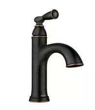 Moen Banbury 84945BRB Single Handle Single Hole Bathroom Faucet in Bronze