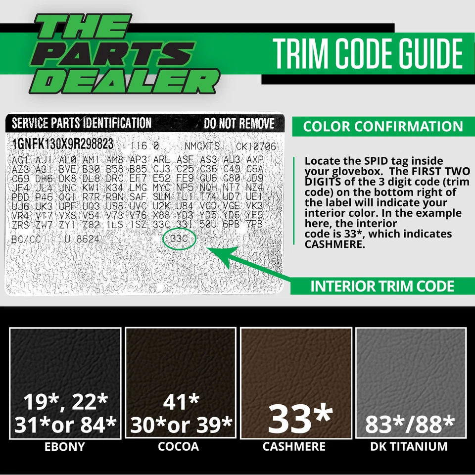 Molded Dash Cover for 07-13 Silverado Sierra in Dark Titanium Grey 83* 88* Foto 2 de 4