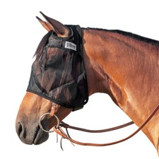 CASHEL Quiet Ride Standard Soft Breathable Nylon Mesh Horse Fly Mask - All Sizes